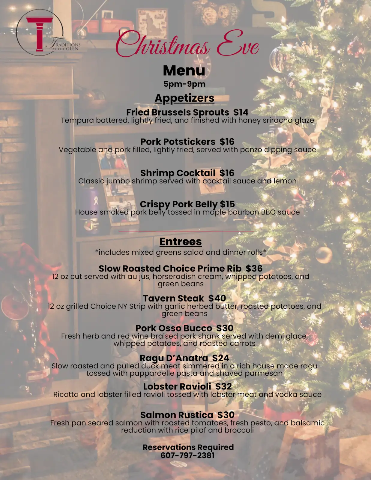 Christmas Eve Menu