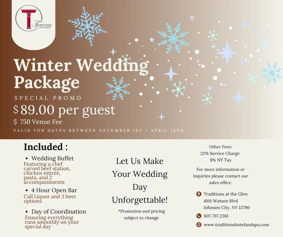 Winter Wedding Package Promo