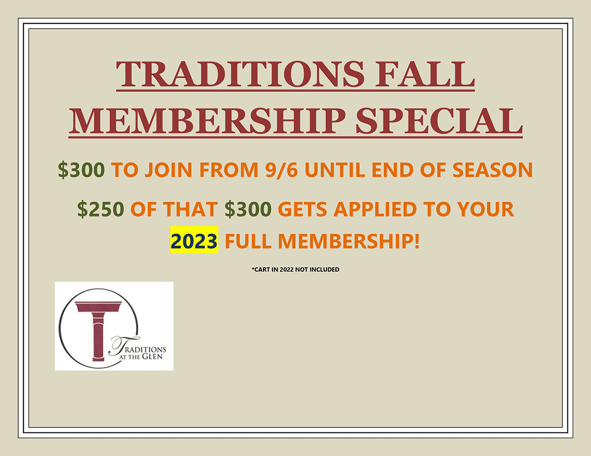 Fall Membership Special